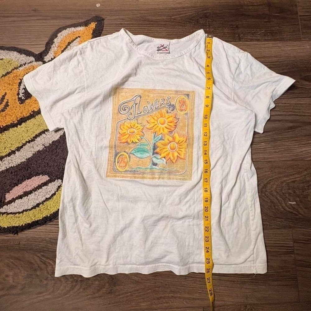 90s Sunflower Graphic Tee Size L  (0224)